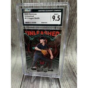 2025 Panini Donruss - Unleashed Hagen Smith #12 (RC) CGC 9.5